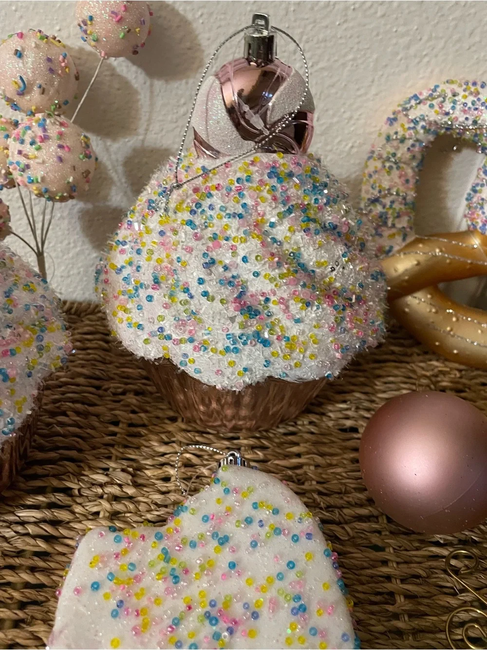 Cupcake Icecream Sweets Ornaments